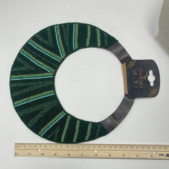 Green Necklace Set New - Picture 7 of 9